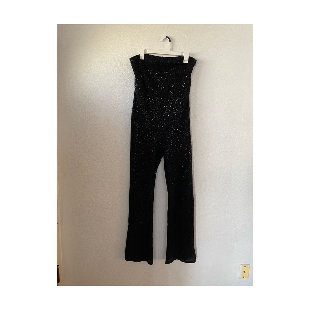 Target Black Sequin Jumpsuit
